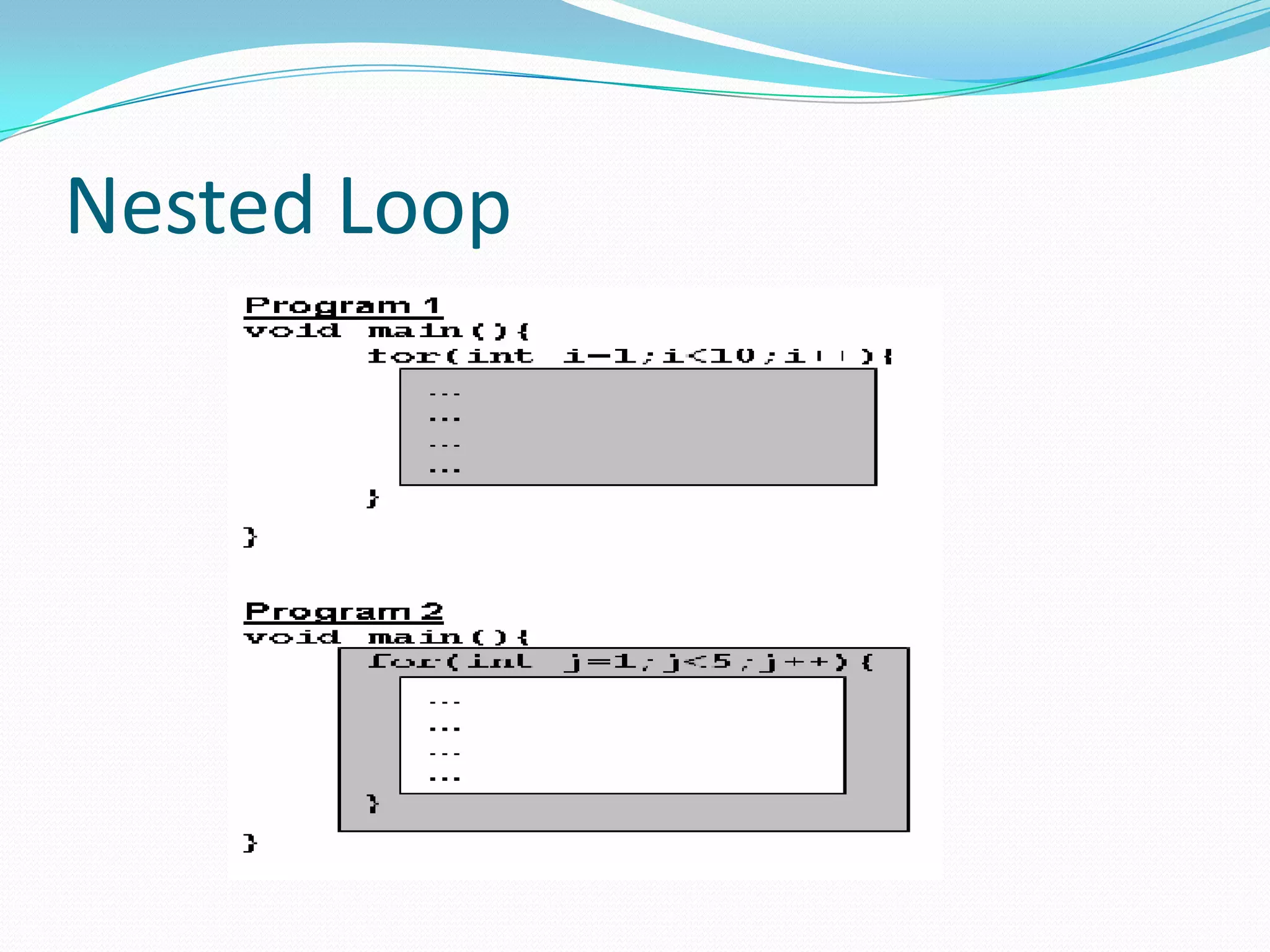 Nested Loop
 