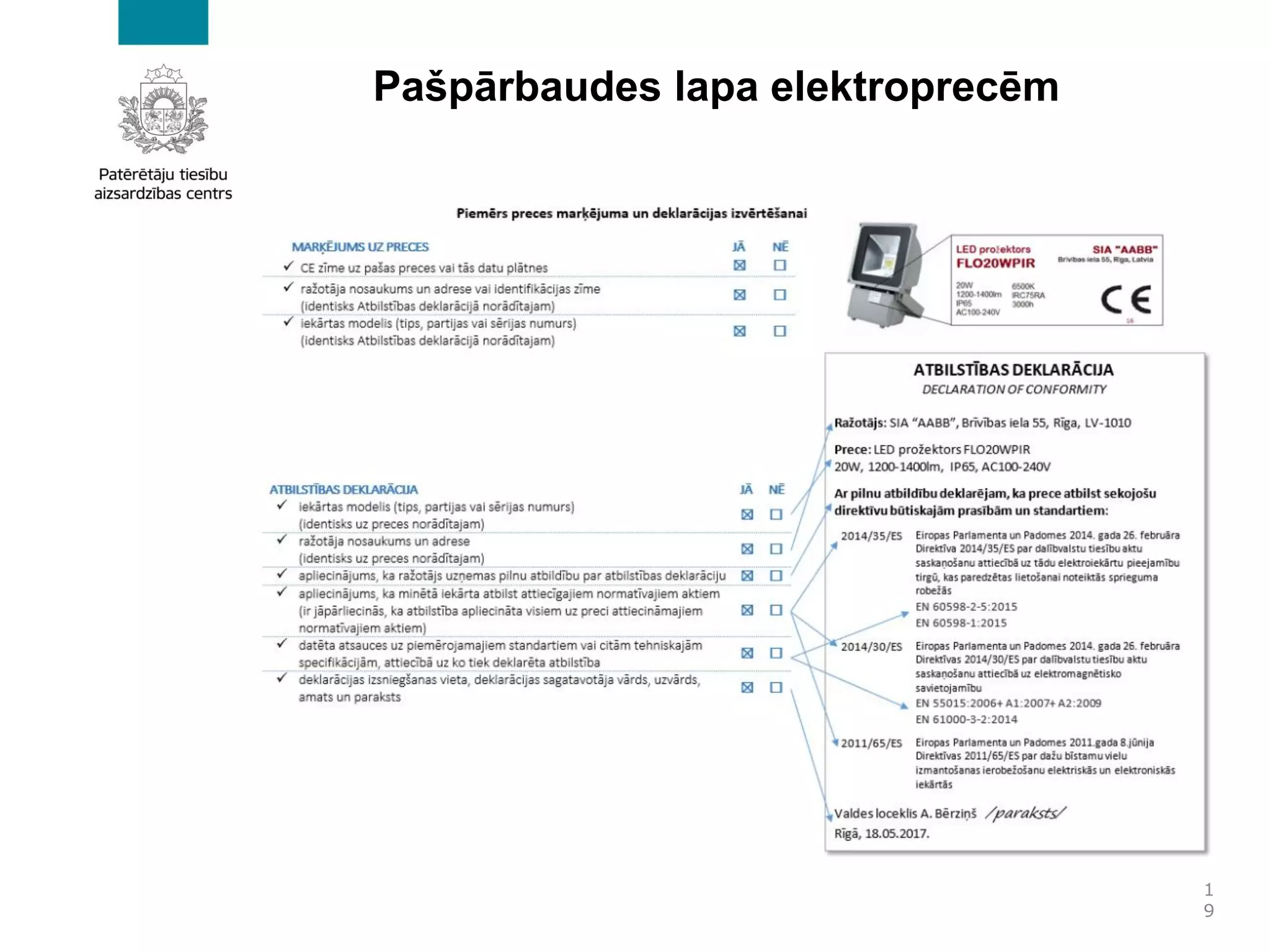 Pašpārbaudes lapa elektroprecēm
1
9
 