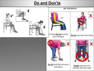 Physiotherapy Rehab After Total Hip Replacement | PPTX