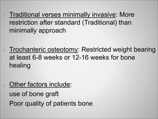 Physiotherapy Rehab After Total Hip Replacement | PPTX