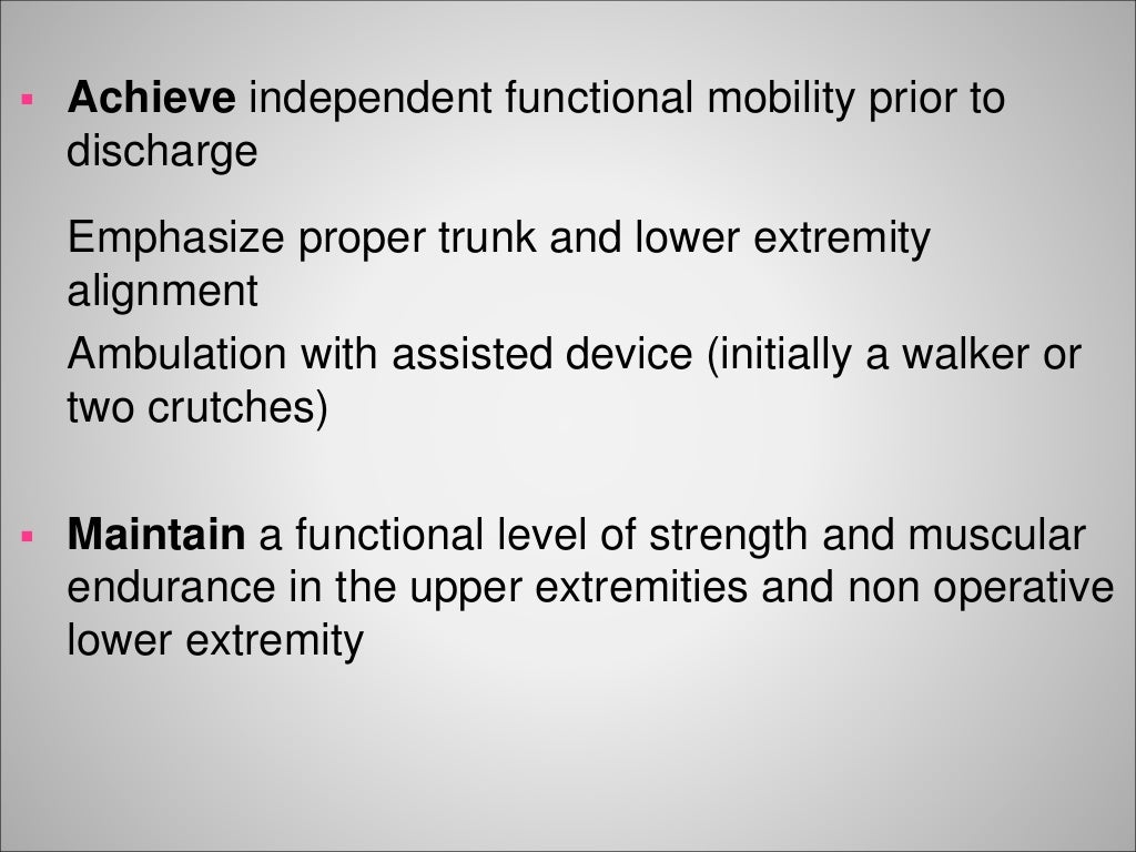 Physiotherapy Rehab After Total Hip Replacement