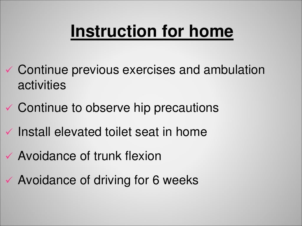 Physiotherapy Rehab After Total Hip Replacement