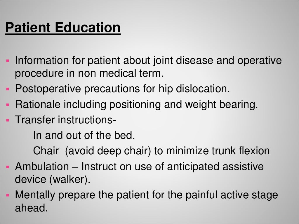 Physiotherapy Rehab After Total Hip Replacement