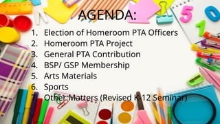 PTA MEETING POWERPOINT YOU CAN USE IN SC | PPTX