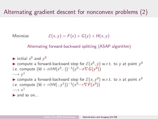 First Order Methods For Nonsmooth Nonconvex Optimization Applicatio