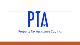 Property Tax Assistance Co., Inc.
 