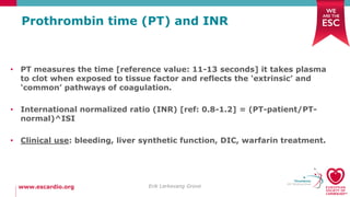 PT APTT. in hematolofgt analyser pathology PG | PDF