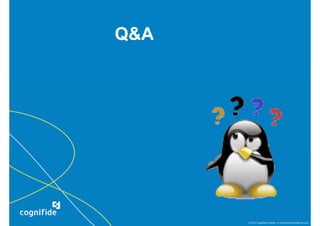 Q&A




      © 2010 Cognifide Limited. In commercial confidence only.
 