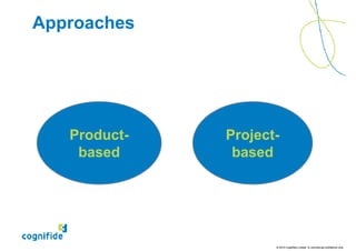 Approaches




   Product-   Project-
    based      based




                     © 2010 Cognifide Limited. In commercial confidence only.
 