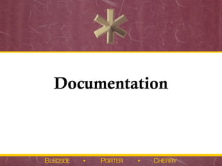 Documentation
 
