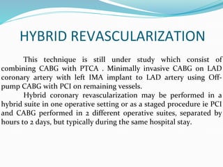 Ptca vs cabg | PPTX