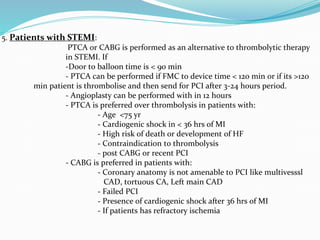Ptca vs cabg | PPTX