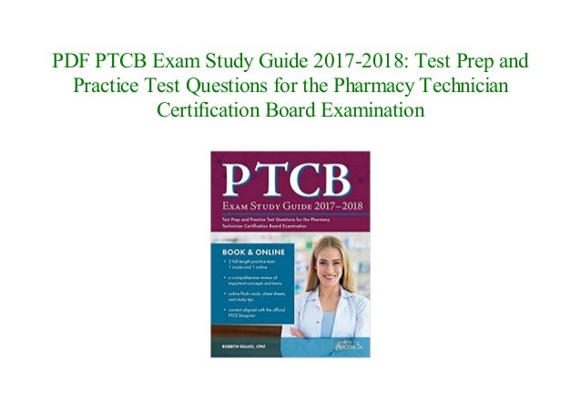 free study guide for ptcb exam Ptcb practice exam.