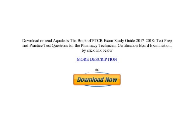 Free Epub Ptcb Exam Study Guide 2017 2018 Test Prep And Practice Tes