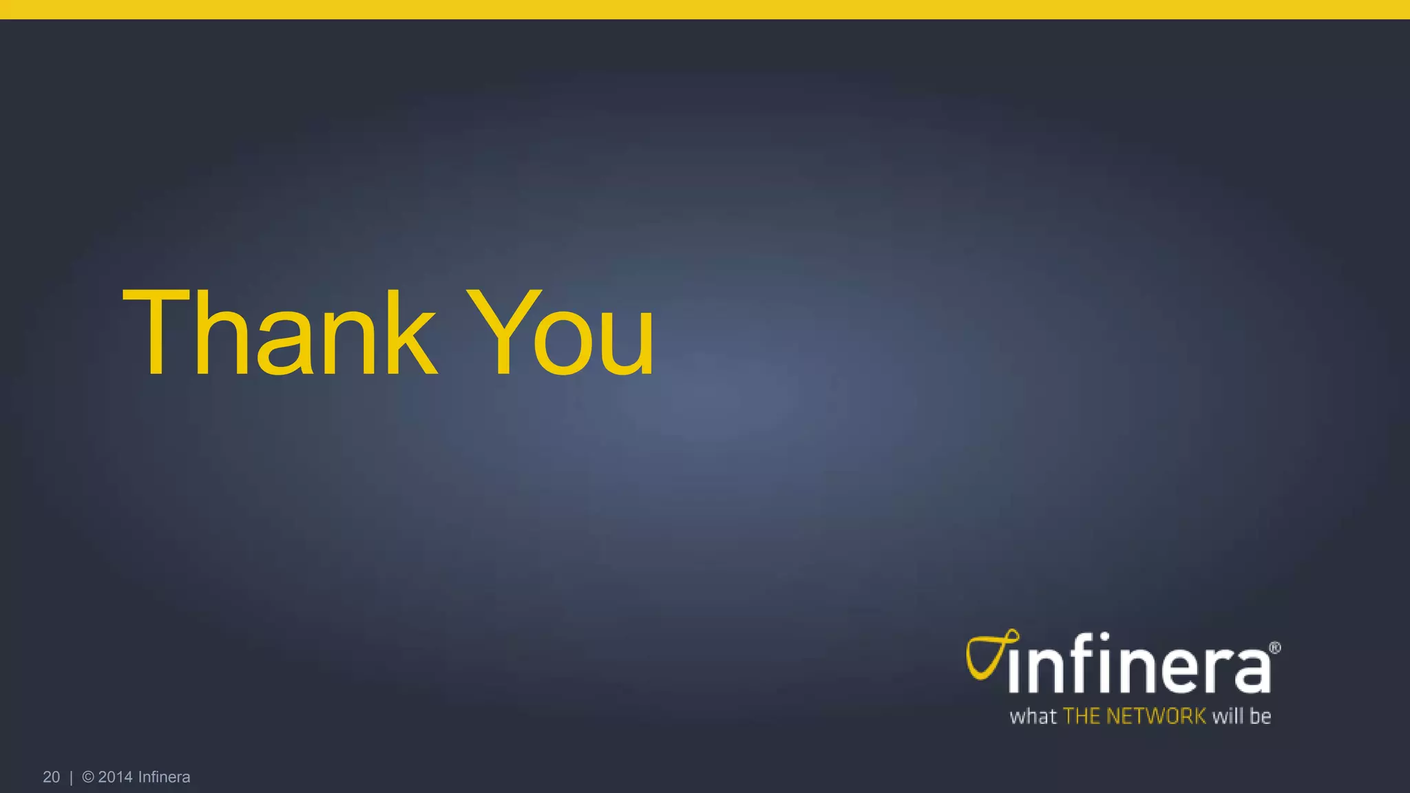 20 | © 2014 Infinera
Thank You
 