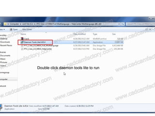 Double click daemon tools lite to run
 
