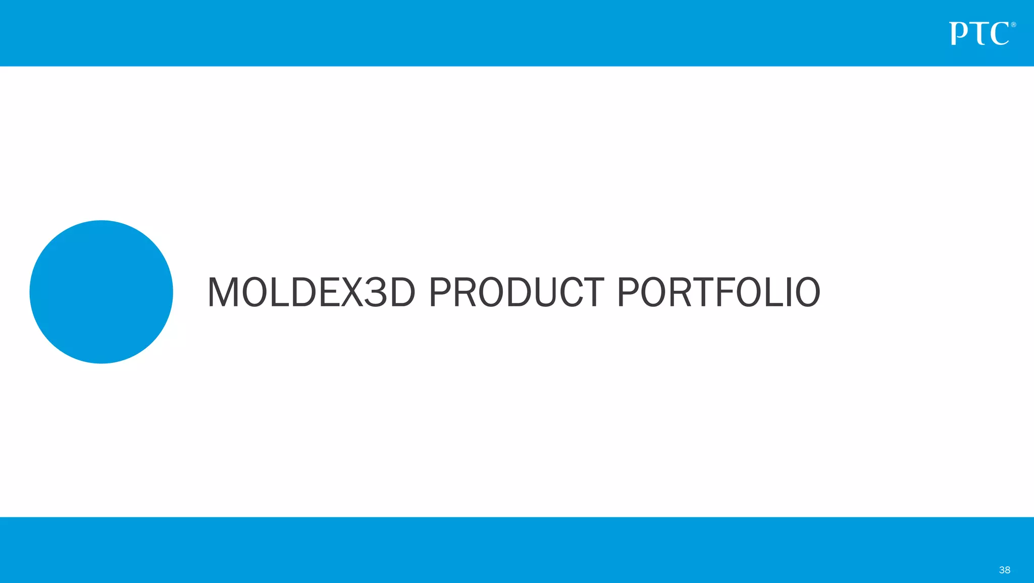 38
MOLDEX3D PRODUCT PORTFOLIO
 