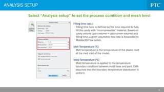 Ptc creo mold analysis extension (cma)tutorial | PDF