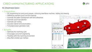 Ptc creo nc sheetmetal sales presentation | PDF