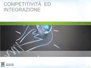 COMPETITIVITÀ ED
INTEGRAZIONE
35
 