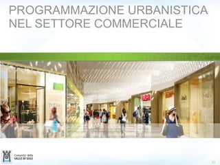 93
PROGRAMMAZIONE URBANISTICA
NEL SETTORE COMMERCIALE
 
