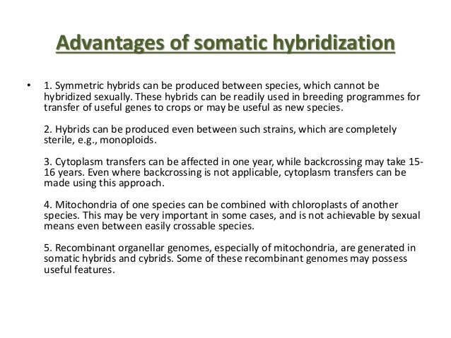 somatic hybridization ppt Somatic hybridization ppt video online download.