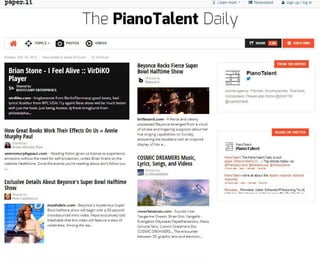 The Piano Talent Daily 02-04-2013