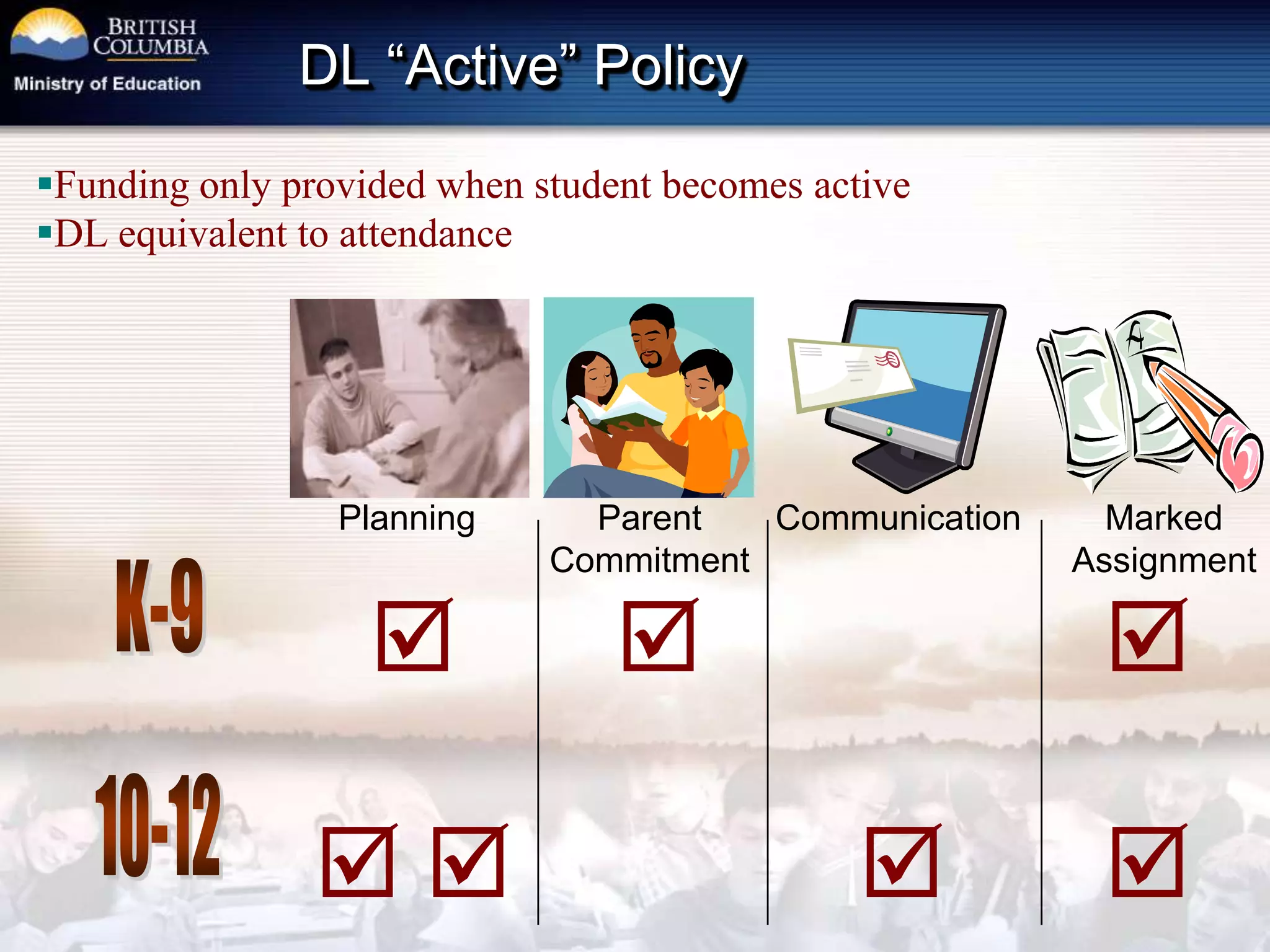 Each Board requires a DL Agreement with the Ministry