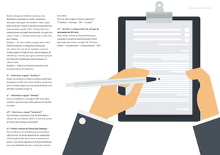 10 11
fiscais e despesas relativas a pessoas com
deficiência, despesas de saúde, formação e
educação e encargos com imóveis e lares. Aqui,
pode optar por colocar as despesas manualmente,
selecionando a opção “sim”. Porém, deve ter o
comprovativo em papel das mesmas. Se optar por
colocar “não”, o sistema assume que o valor está
no e-fatura;
Quadro 7 – Se tiver rendas ou pagar juros sobre
imóveis próprios, é obrigatório preencher
este anexo. No caso de ser inquilino e possuir
rendas pagas ao longo do ano, não se esqueça de
identificar o imóvel, para que as mesmas possam
ser tidas em consideração pelas finanças no
cálculo final;
Quadro 8 – Indicar se existem acréscimos por
incumprimento de requisitos.
8º – Selecionar a opção “Verificar”
Depois de verificar se todos os valores estão bem
declarados no IRS 2016, deve verificar o processo,
pois se houver algum erro de preenchimento será
alertado e poderá corrigi-lo.
9º – Selecionar a opção “Simular”
Antes de submeter a entrega do IRS 2016, deve
simular o processo para saber quanto vai receber
ou pagar.
10º – Selecionar a opção “Submeter”
Para terminar o processo, tem de introduzir o
número de contribuinte (NIF) e a senha de acesso
ao Portal das Finanças novamente.
11º –Voltar a entrar no Portal das Finanças
Para verificar se foi devidamente preenchida e
não há erros, 48 horas depois de ter submetido
a declaração de IRS deve entrar novamente no
portal. Caso exista algum erro de preenchimento,
tem a possibilidade de fazer a correção no prazo
de 30 dias.
Para tal, deve seguir os passos seguintes:
“Cidadãos – Entregar – IRS – Corrigir”.
12º – Receber o comprovativo de entrega da
declaração de IRS 2015
Deve voltar a entrar no Portal da Finanças
e quando o estado da sua declaração estiver
Aprovado deve entrar na opção de “Serviços
Online – Contribuintes – Comprovativos – IRS”.
Guia Essencial do IRS - Edição 2016
 