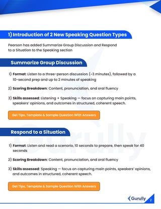 NEW Pearson PTE Update PDF – Must-read for August 2025 test-takers | PDF