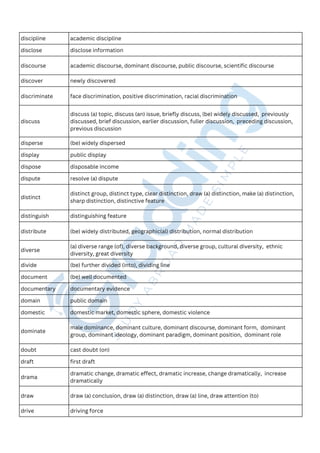The Academic Collocation List.pdf PTE Collocation List with PDF Download and Study Tips | PDF
