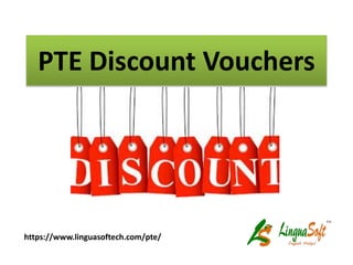 PTE Discount Vouchers
https://www.linguasoftech.com/pte/
 