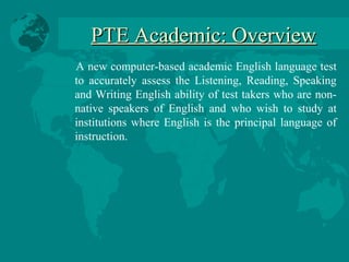 PTE introduction | PPT