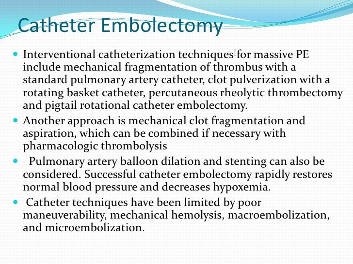 pulmonary embolism