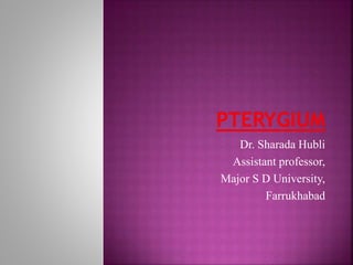 Dr. Sharada Hubli
Assistant professor,
Major S D University,
Farrukhabad
 