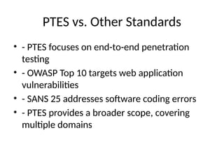 Pentesting Ptes PTES_Standards_Presentation_Cybersecurity.pptx