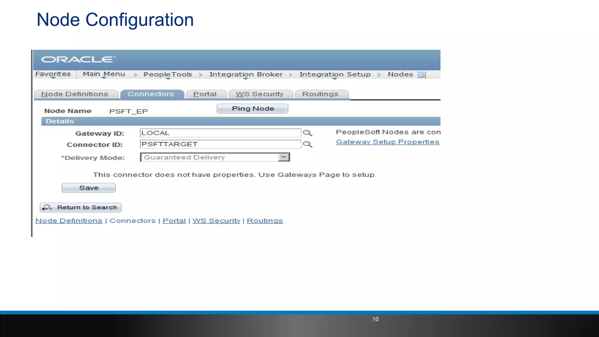 Node Configuration
10
 