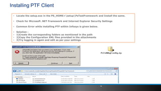 PeopleSoft Test Framework Walkthrough | PDF