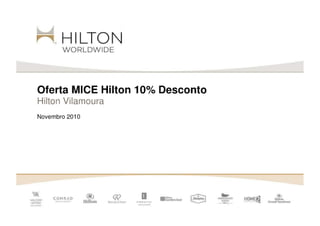 Oferta Especial Hilton Vilamoura 10% - NOVO