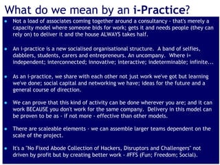 Pthr and the iPractice 2015: imagining, creating and doing better work