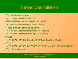 POSIX Threads | PDF