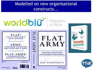 www.pthr.co.uk @PerryTimms +PerryTimms
Modelled on new organisational
constructs...
 