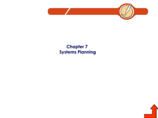 Chapter 7  Systems Planning 