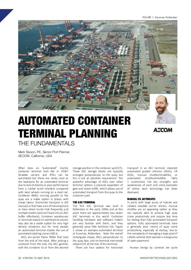 Automated Container Terminal Planning
