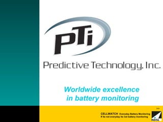 08/23/10 Worldwide excellence  in battery monitoring >> 