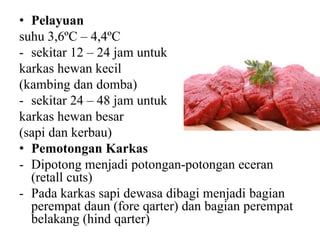 pengolahan daging | PPTX