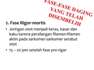 pengolahan daging | PPTX