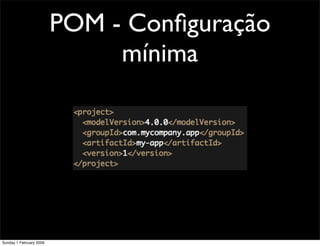 Maven - Gestão de Builds e Dependencias