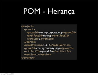 Maven - Gestão de Builds e Dependencias
