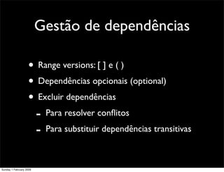 Maven - Gestão de Builds e Dependencias
